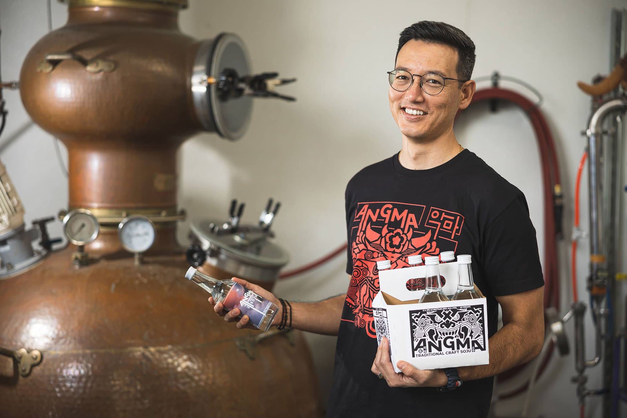 David Faulk Angma Distillery & Brewing makgeolli