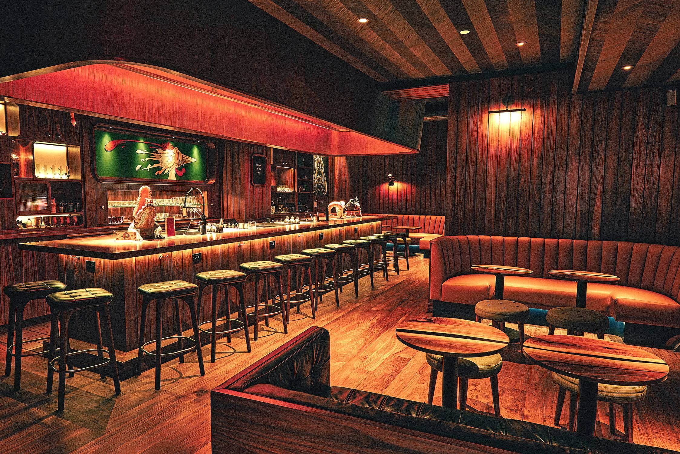 fancy cocktails in New York City Double Chicken Please bar