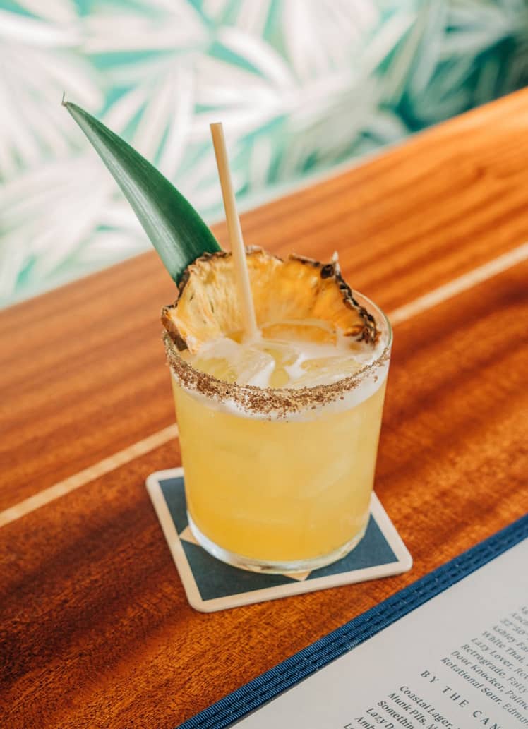 Heart and Sol spicy pineapple margarita cocktail