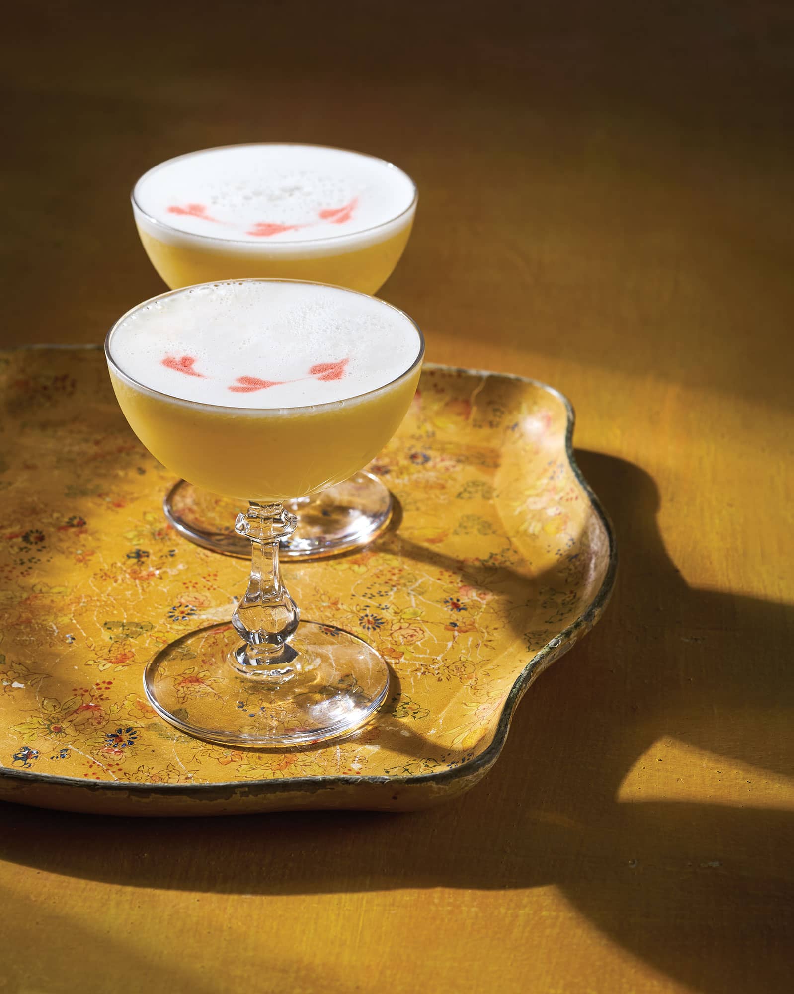 shochu peach fizz