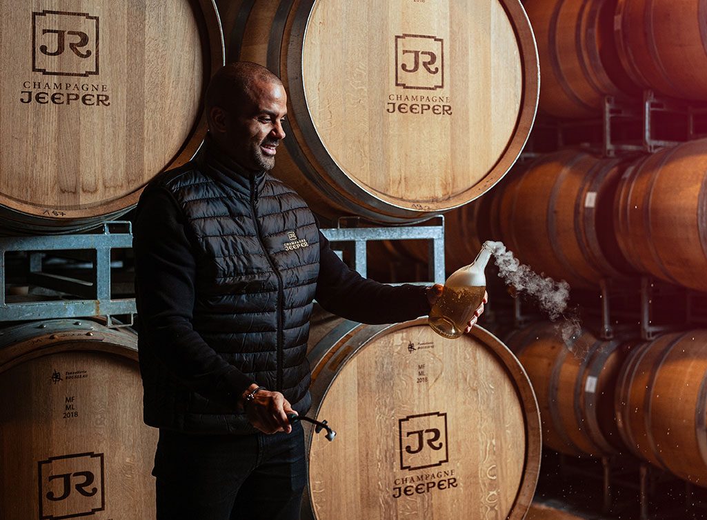 Champagne Jeeper Tony Parker