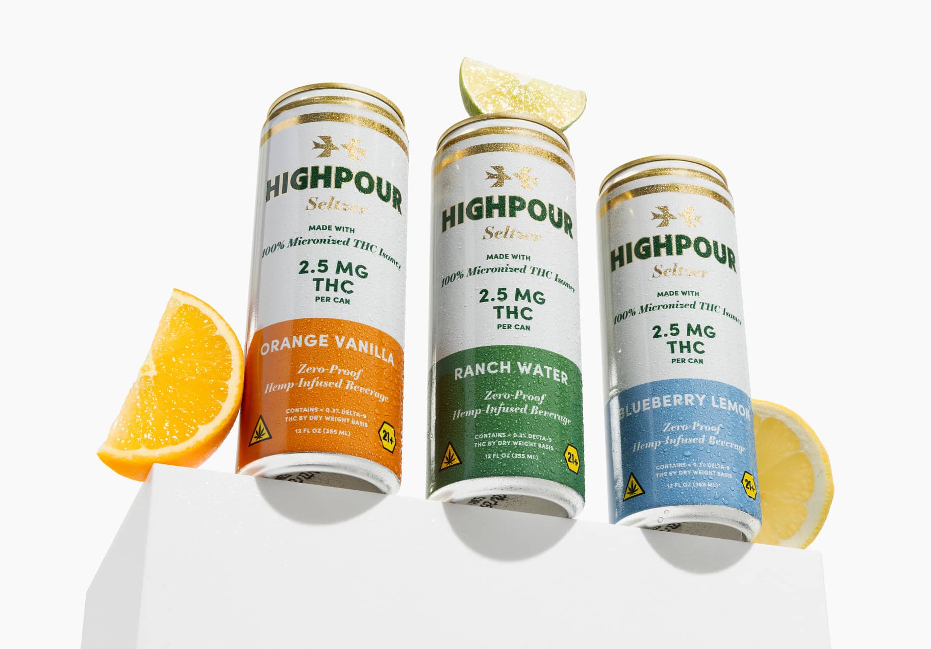Highpour Hemp-Infused Seltzers