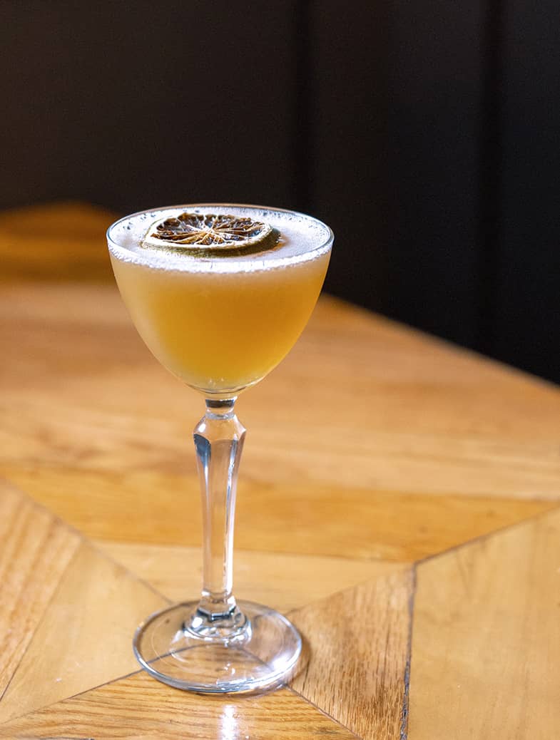 Grapefruit Reviver bourbon cocktail