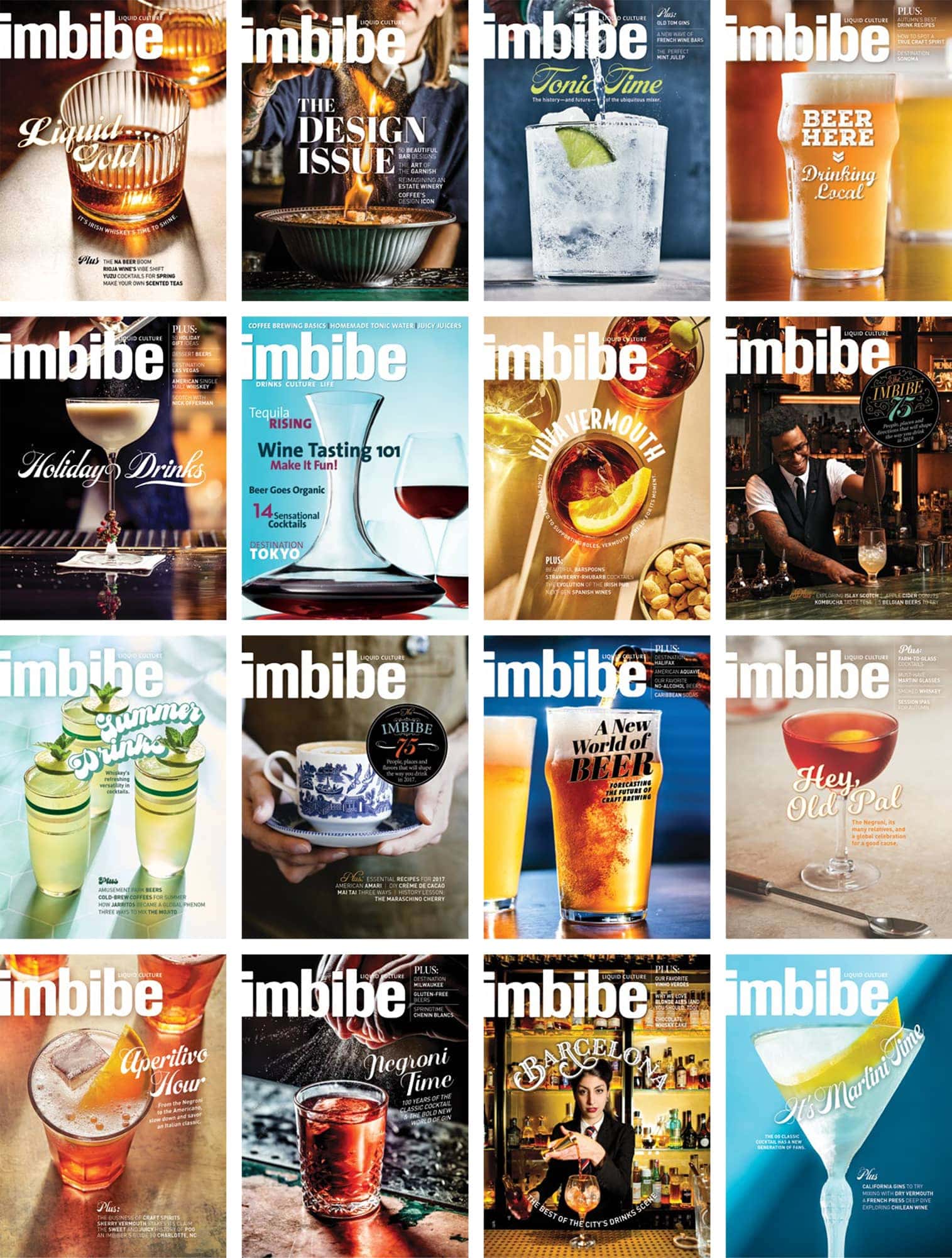 Imbibe covers