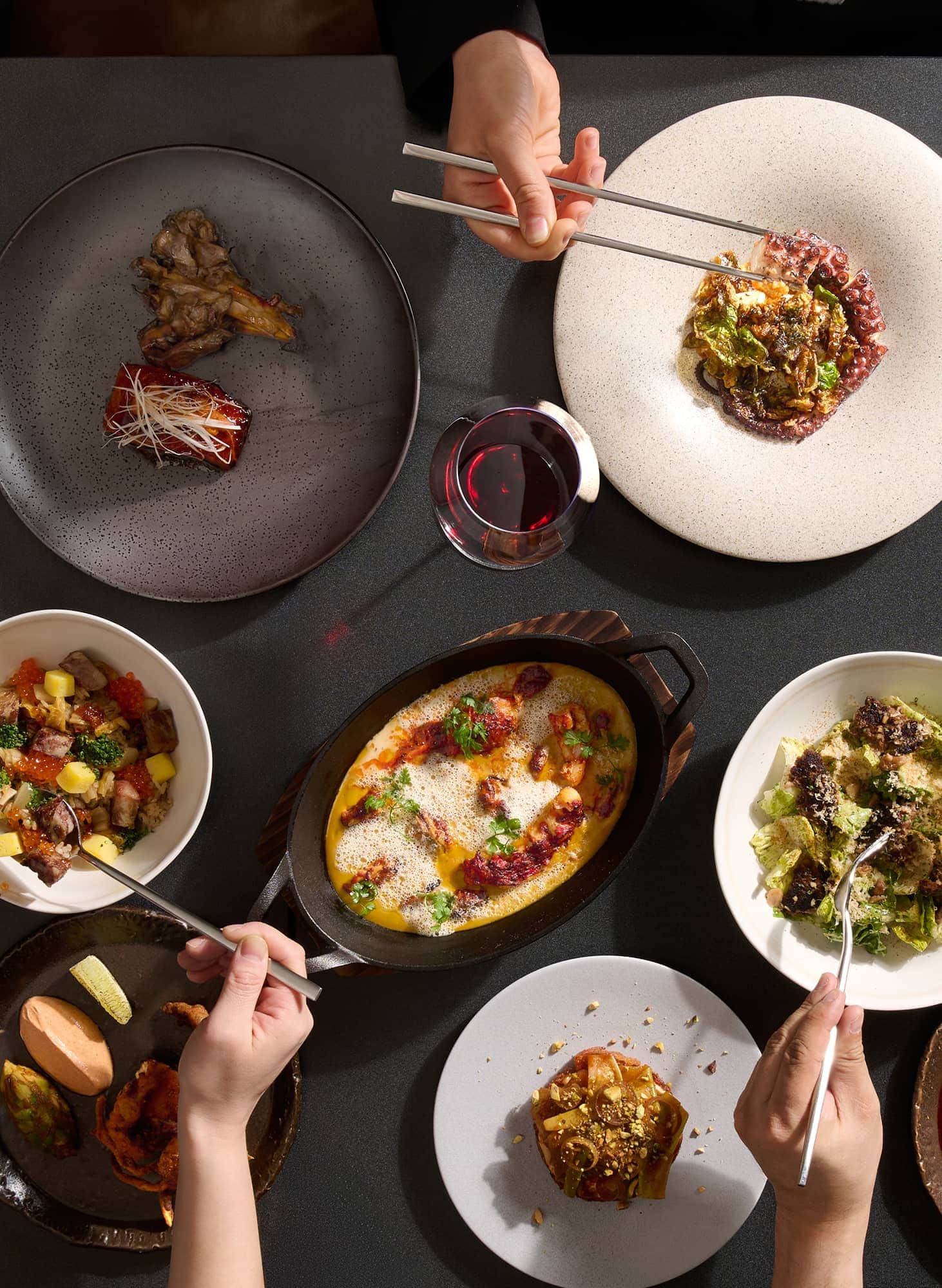 Wine with Korean food