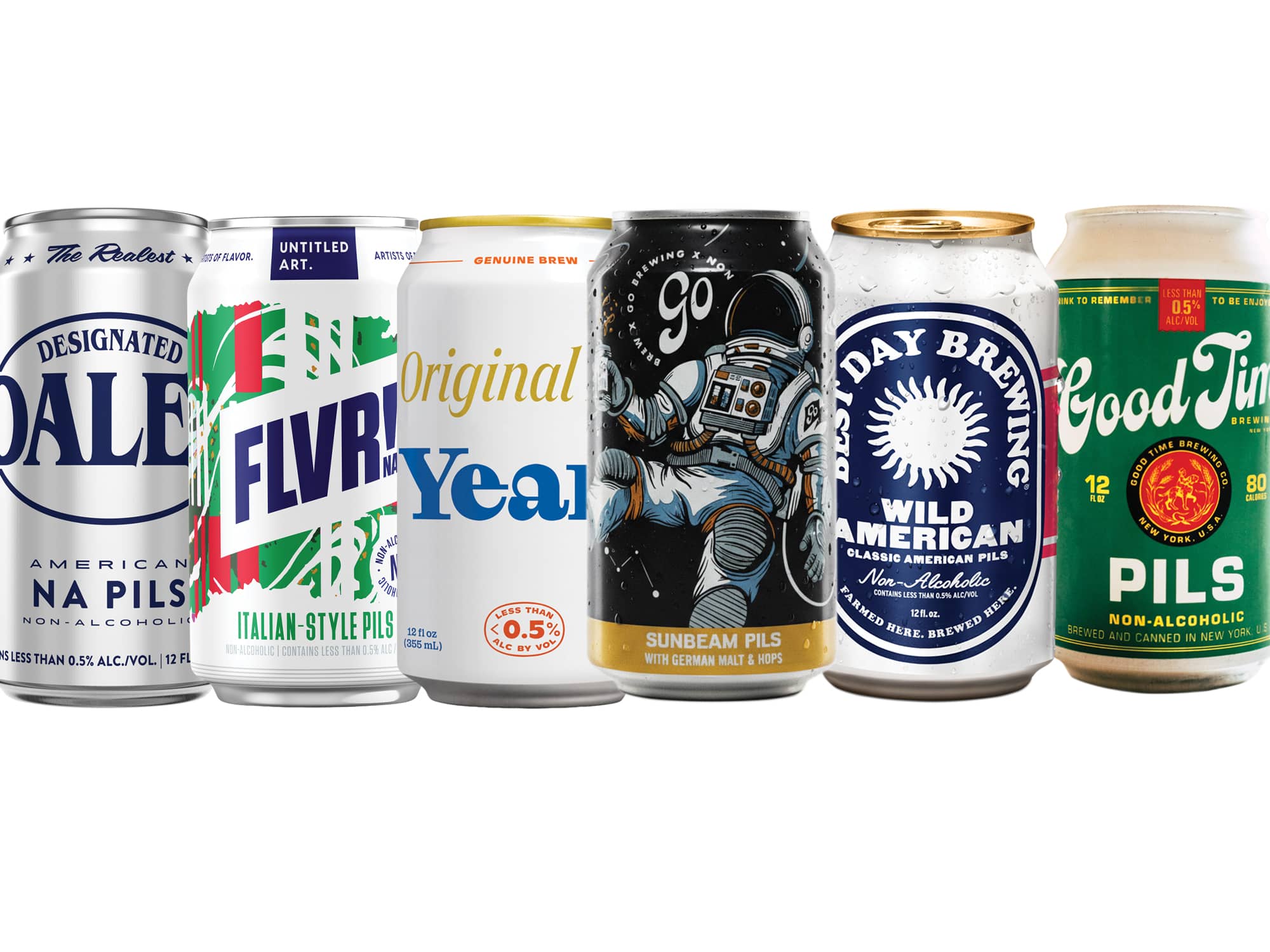 Nonalcoholic Pilsners