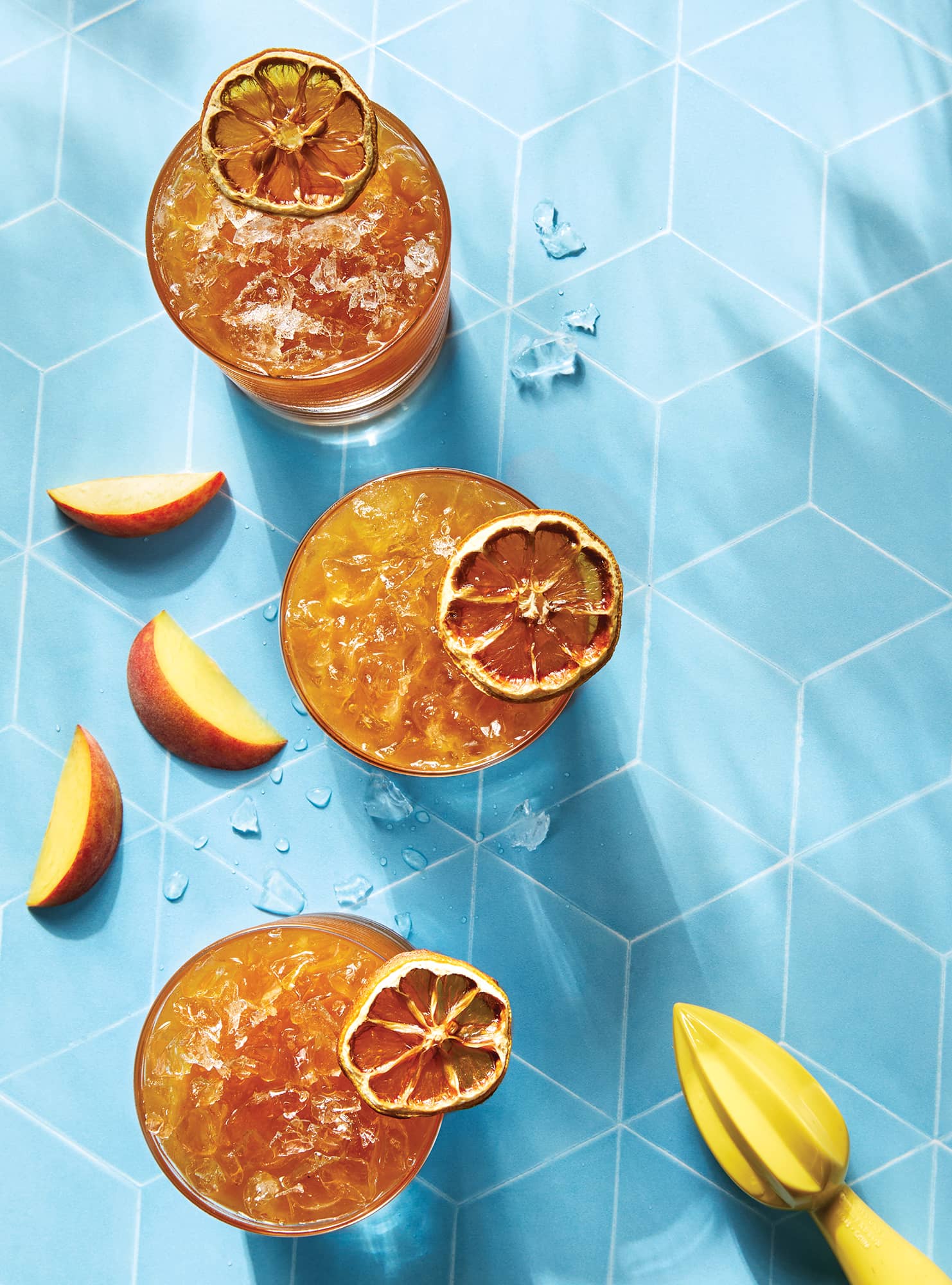 Peach Bourbon Smash
