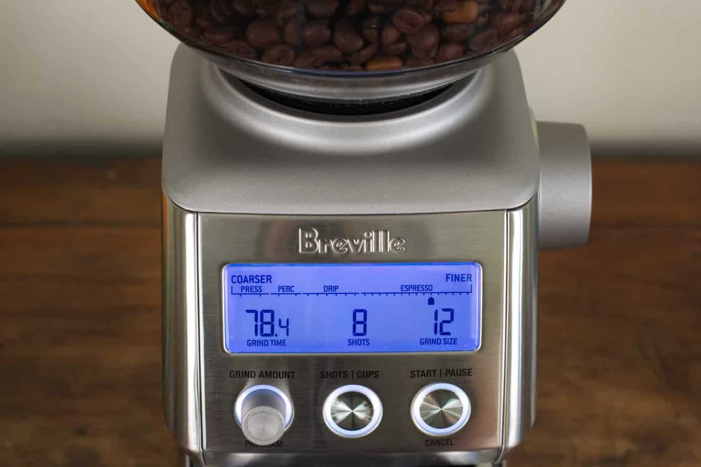 Breville Smart Grinder Pro User Interface