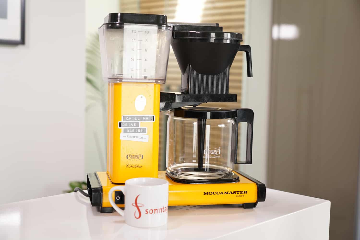 Moccamaster Kaffeemaschine in der Gesamtansicht