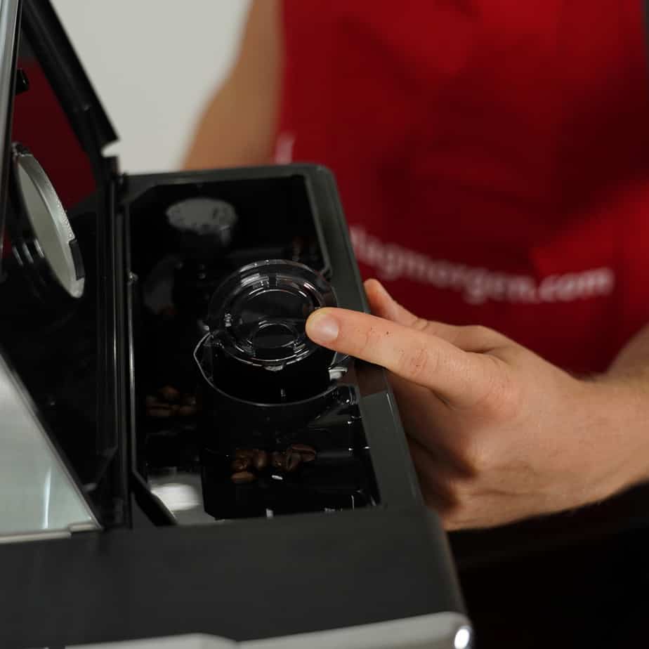 Philips LatteGo - Bohnenfach geöffnet