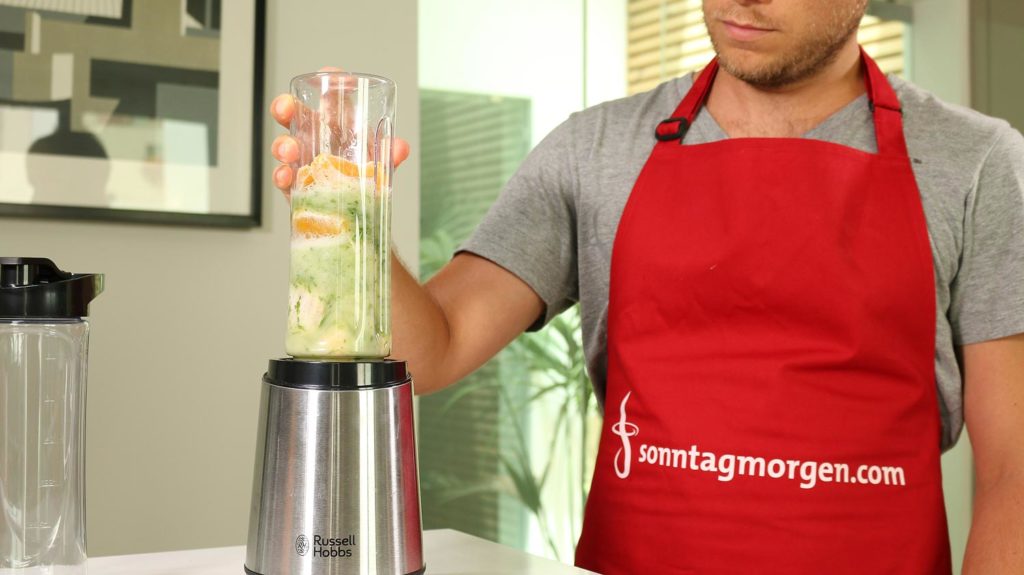 Russel Hobbs Mix & Go Smoothie-Zubereitung