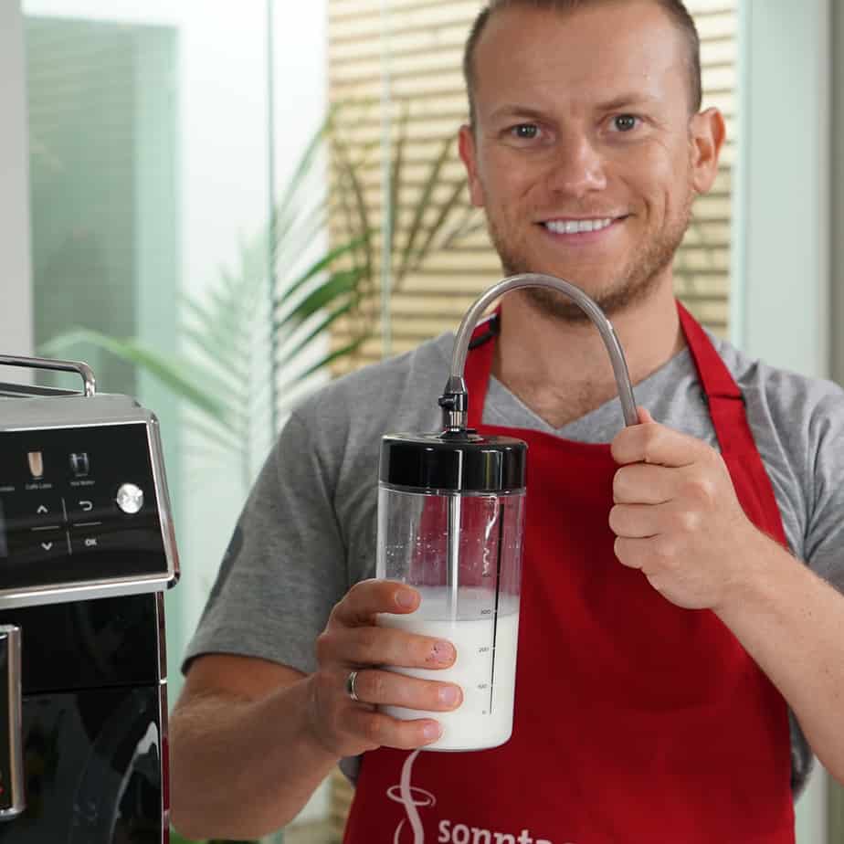 Saeco Xelsis - Milchbehälter mit Dampfschlauch