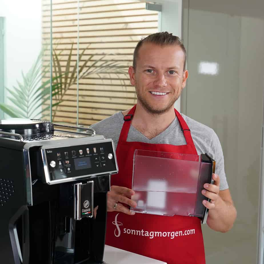 Saeco Xelsis Wassertank draussen