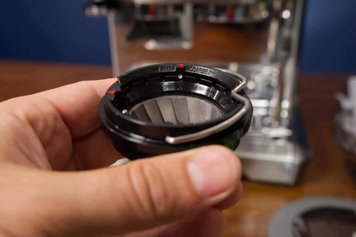 Sage Barista Touch Mahlwerk Feiner Stufe 3