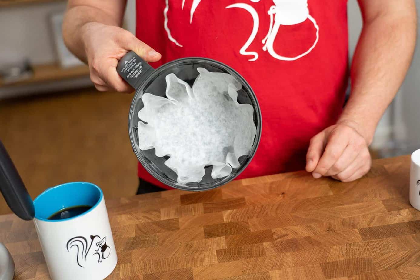 Sage the Precision Brewer Kaffeemaschine Papierfilter Drin