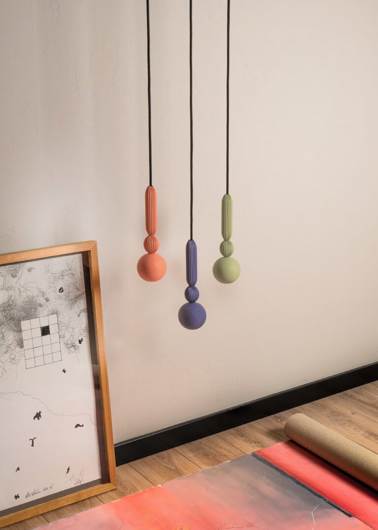 Bosca LOFTLIGHT – Pendant lamp with brass accents