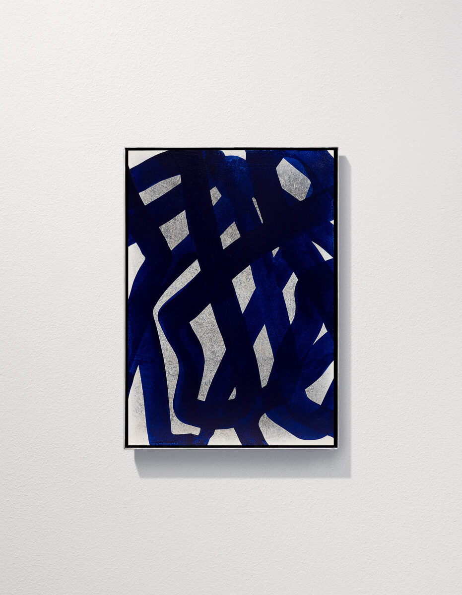 50x70 2025 Indigo Labyrinth No1 2025