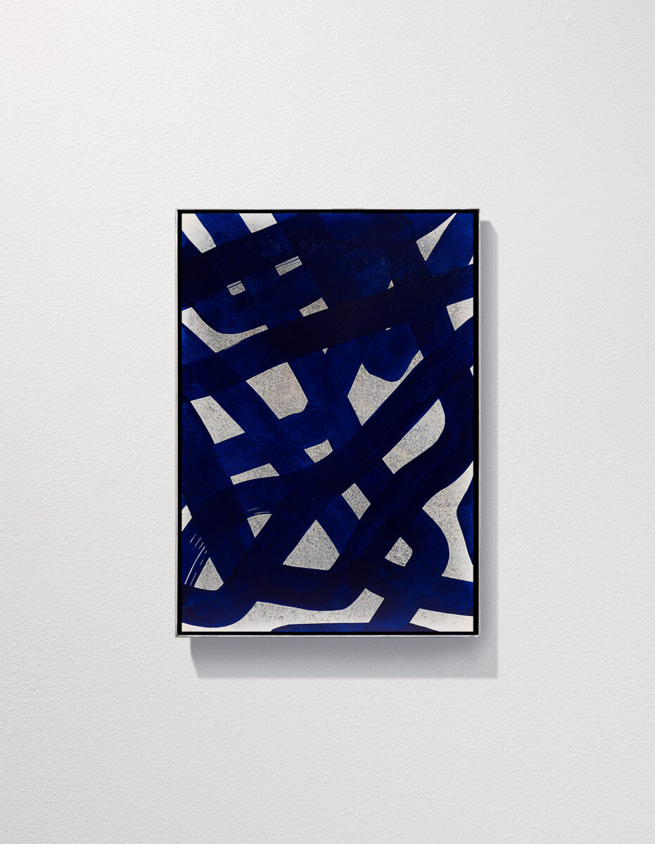 50x70 2025 Indigo Labyrinth No2 2025