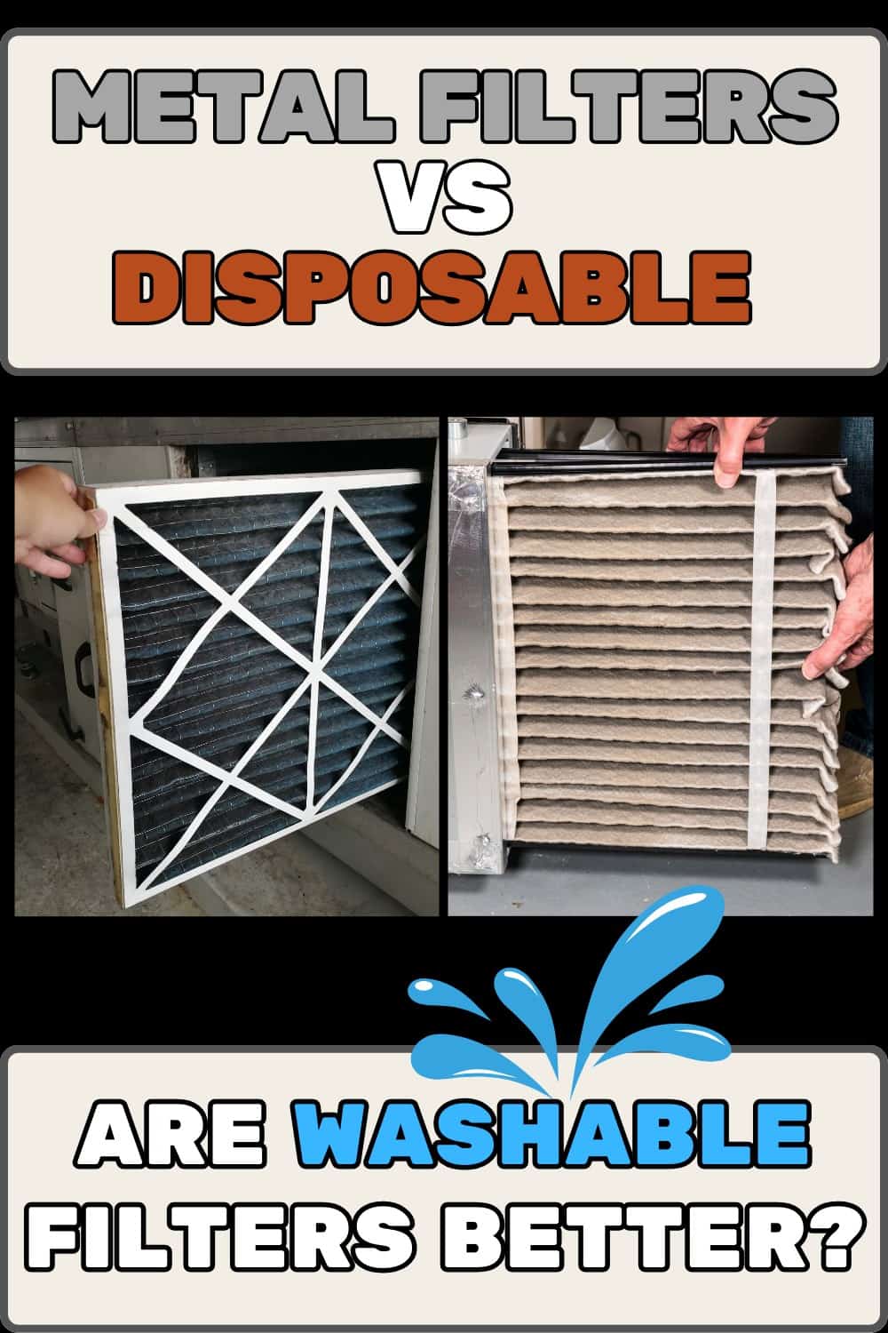 Comparing metal and washable furnace filters