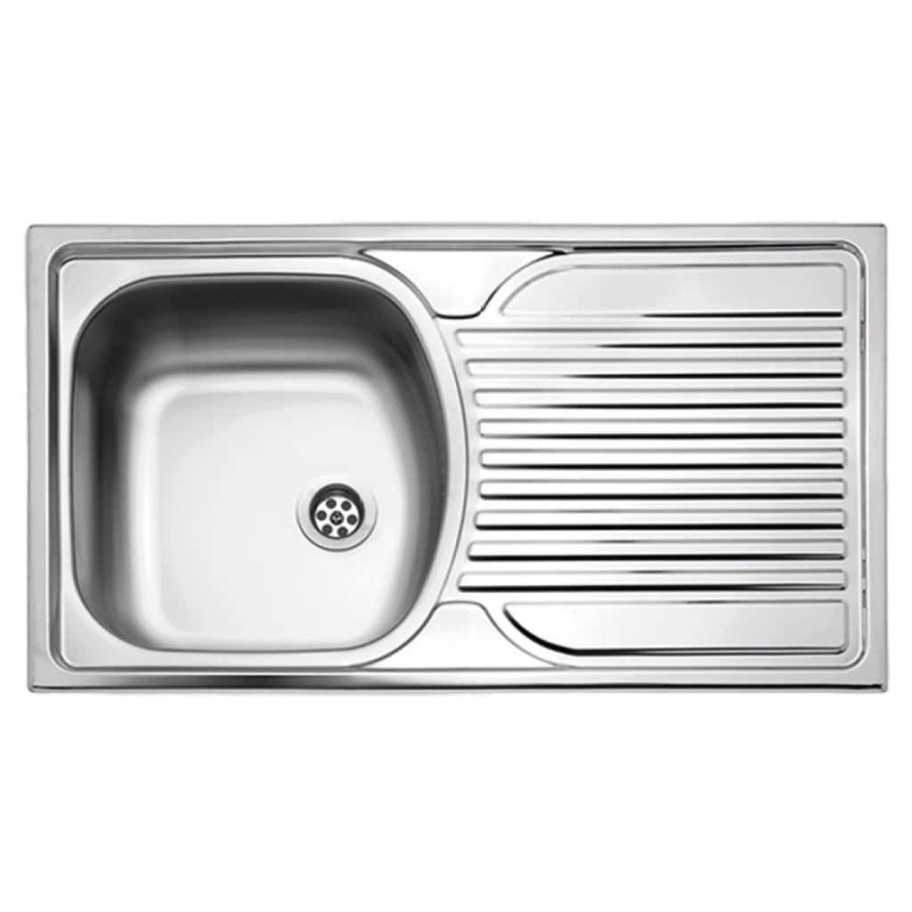 Νεροχύτης Κουζίνας Fortinox Valley 24100-110 Ένθετος Ανοξείδωτος Σατινέ Λείος 78,5x44,5cm