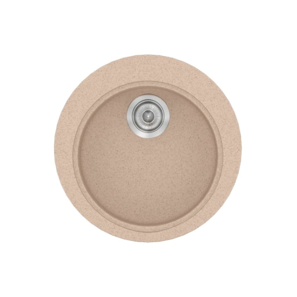 Νεροχύτης Κουζίνας Sanitec Classic 316-21 Granite Sand Ø48cm