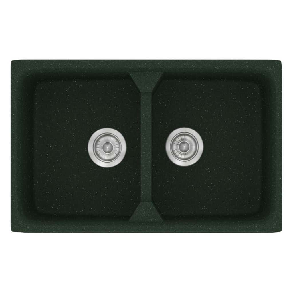 Νεροχύτης Κουζίνας Sanitec Classic 318-19 Granite Green 78x51cm