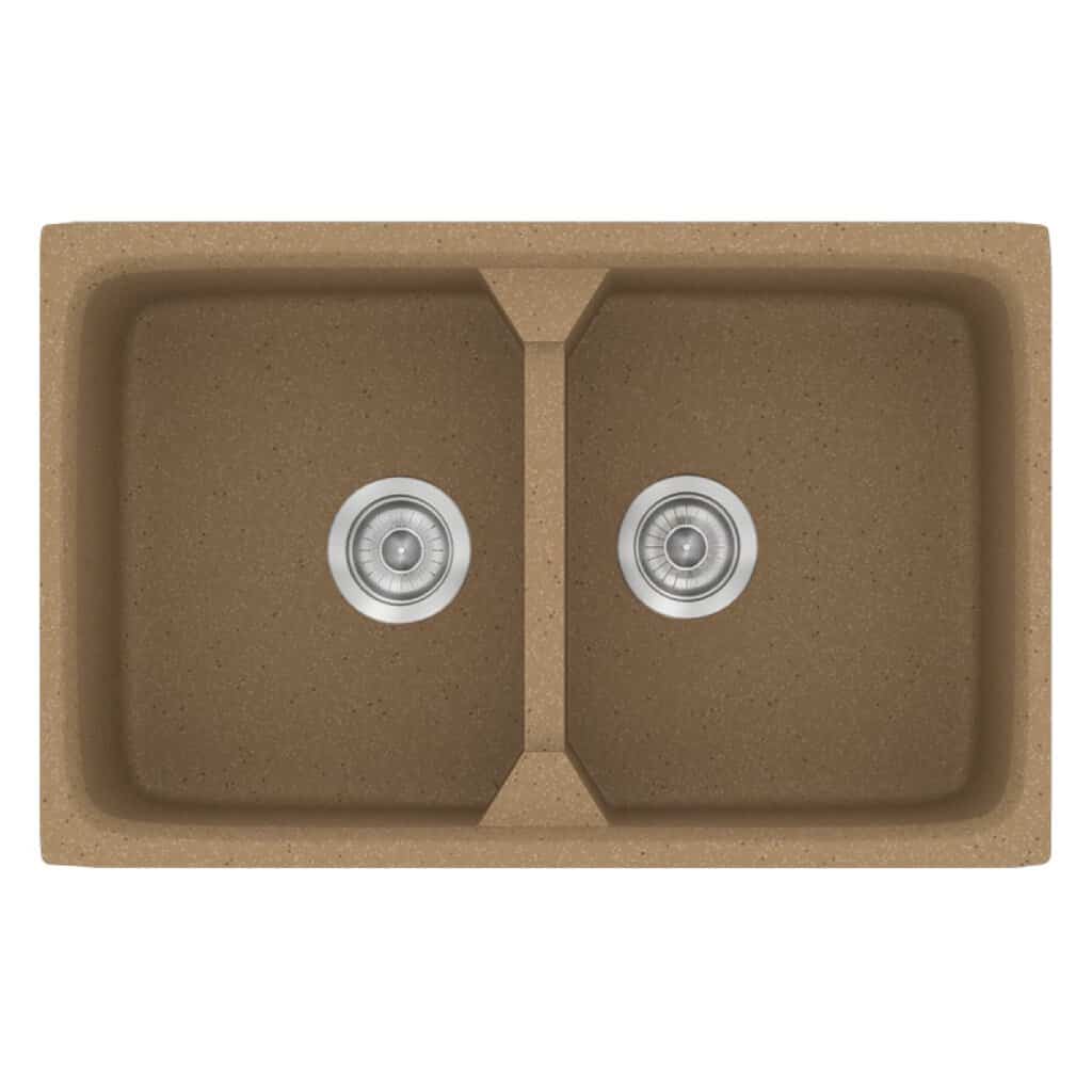 Νεροχύτης Κουζίνας Sanitec Classic 318-46 Granite Celtic Stone 78x51cm