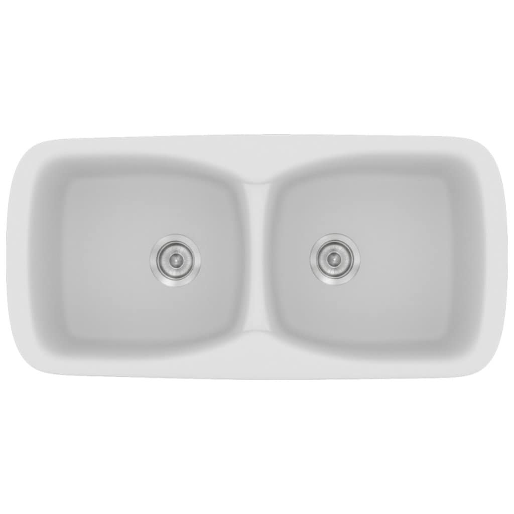 Νεροχύτης Κουζίνας Sanitec Classic 319-00 White 93x51cm