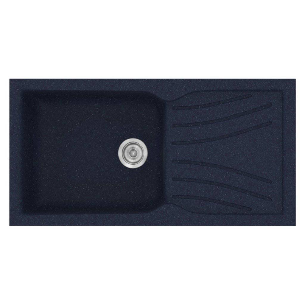 Νεροχύτης Κουζίνας Sanitec Classic 324-18 Granite Blue 100x50cm