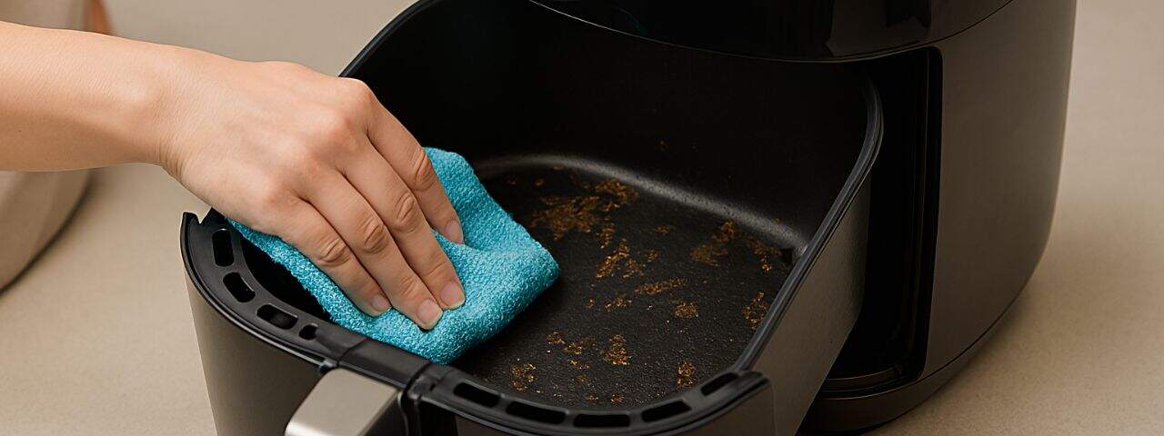 airfryer rengøring