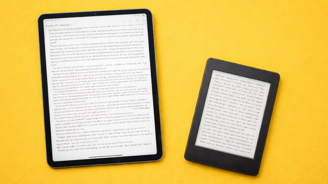 bedste e-bogslæser ej testet