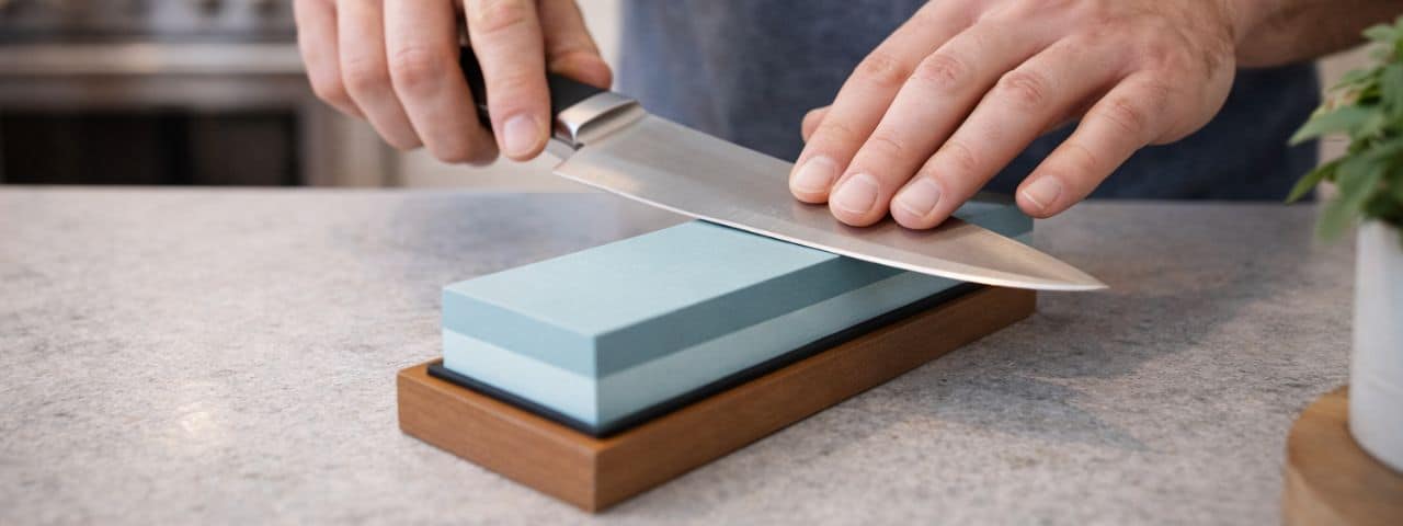 bedste måde at slibe knive på