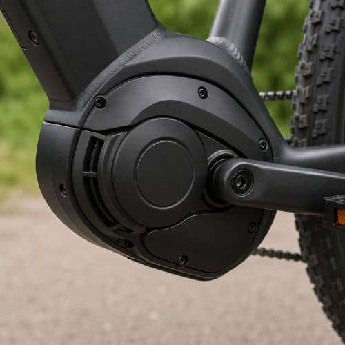 centermotor i en elcykel