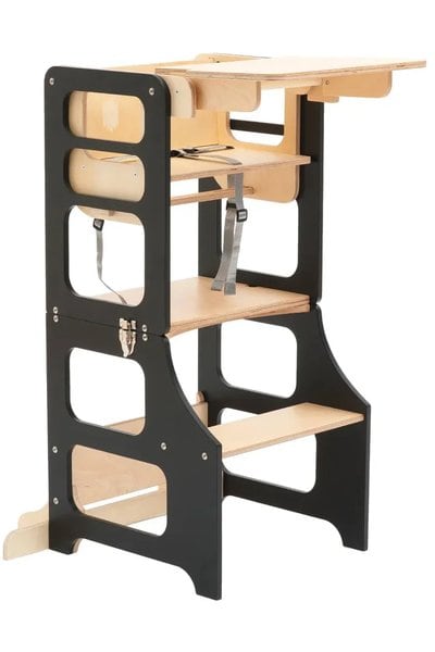 Duck Woodworks 3-i-1 Sammenklappeligt Tårn Med Højstol