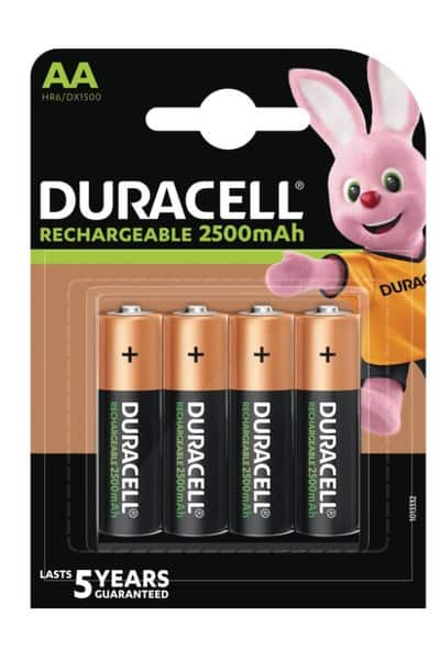 Duracell AA HR6 R06 2500 mAh 4 Stk