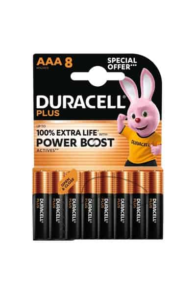 Duracell Plus Power Boost AAA MN2400 LR03 8 Stk