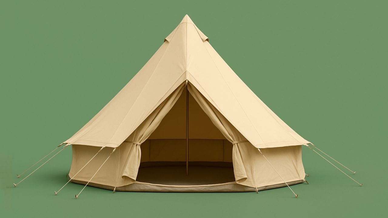 glamping telt test