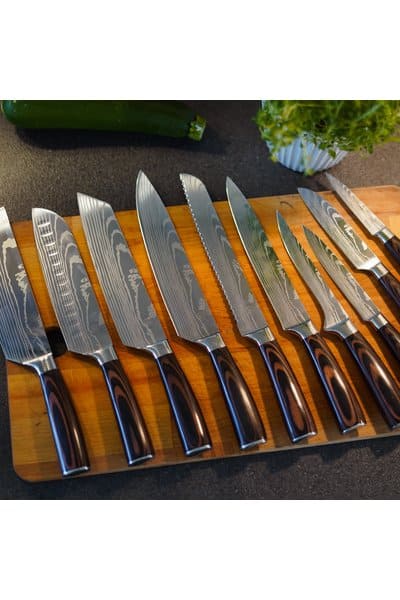 Kirlund Damaskus Knife Set