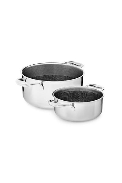 Onyx Cookware Hybrid Non-Stick Pot Set 2 Parts