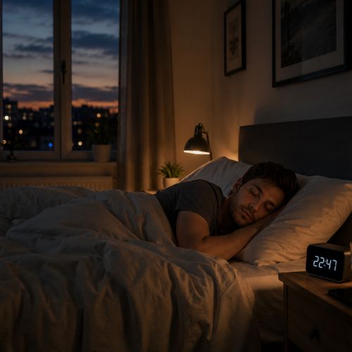 person som sover rem søvn