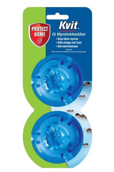 Protect Home Myrelokkedåse Kvit Q 2 stk.