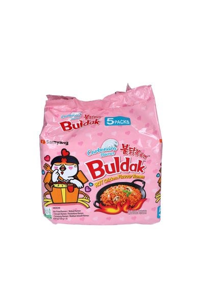 Samyang Buldak Hot Chicken Carbo Flavour 5 Stk