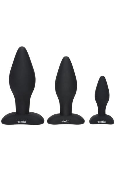 Sinful BumBum Silikone Butt Plug Sæt