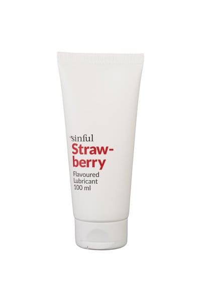 Sinful Strawberry Flavoured Lube 100ml