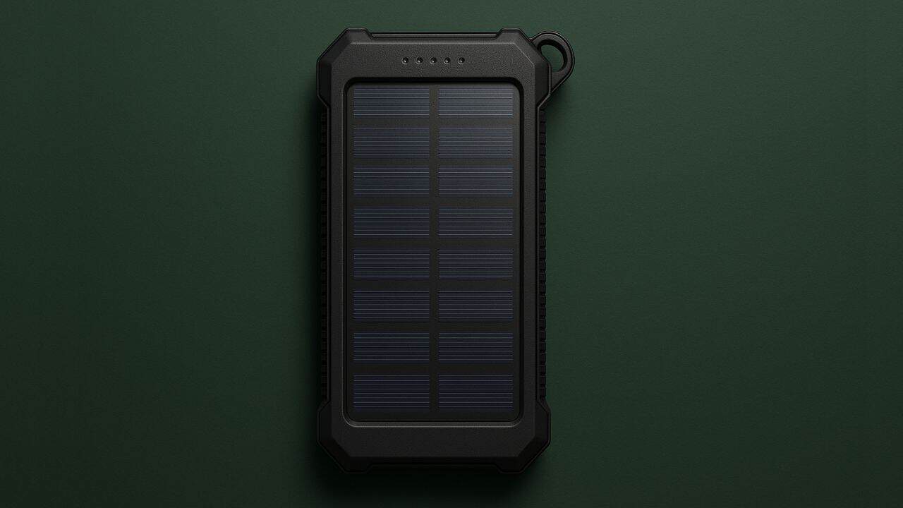 solcelle powerbank test