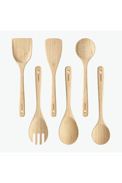 Viretta Bamboo Cooking Spoons Set 6 Parts