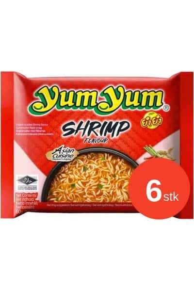 Yum Yum Shrimp Noodles 6 Stk