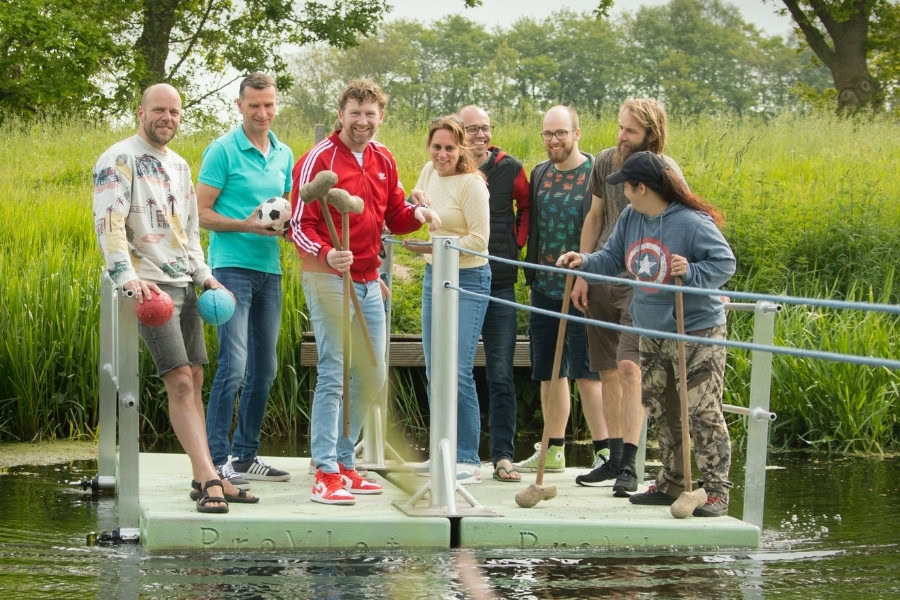 Trekpont in gebruik van provlot