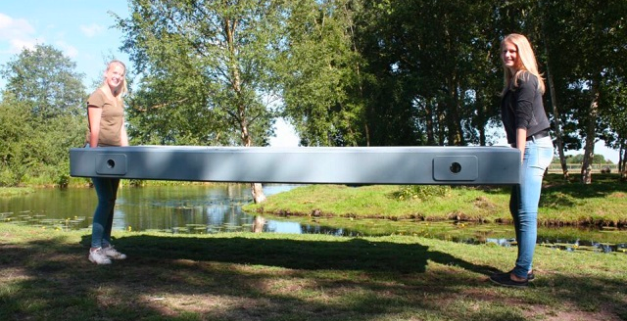 Vlotten zijn met de hand te tillen