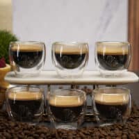 Coffeeness Doppelwandige Espresso-Gläser im 6er-Set